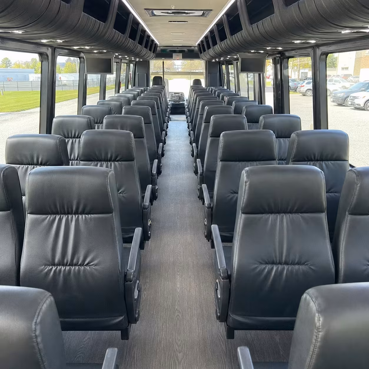 28 passenger minibus inside