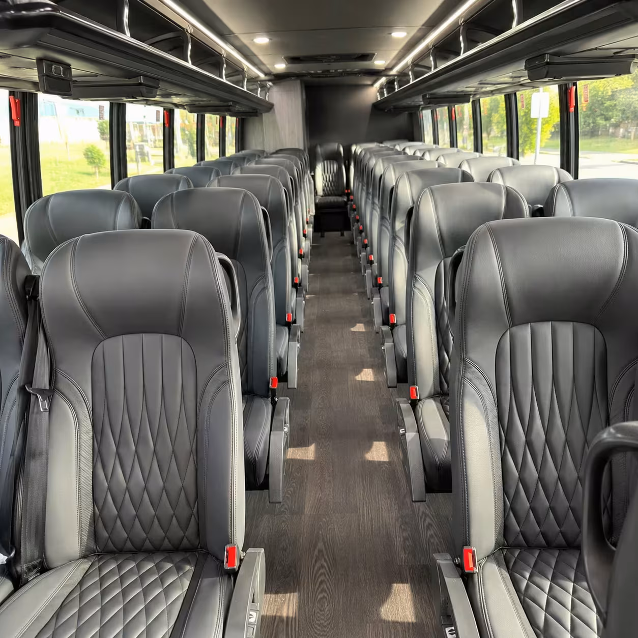 35 passenger minibus inside