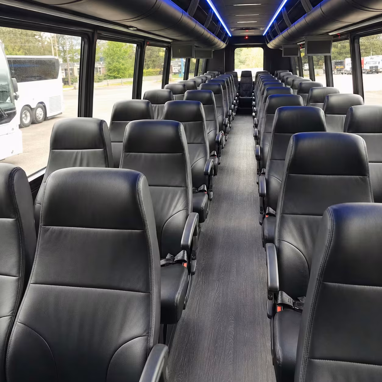 35 passenger minibus interior