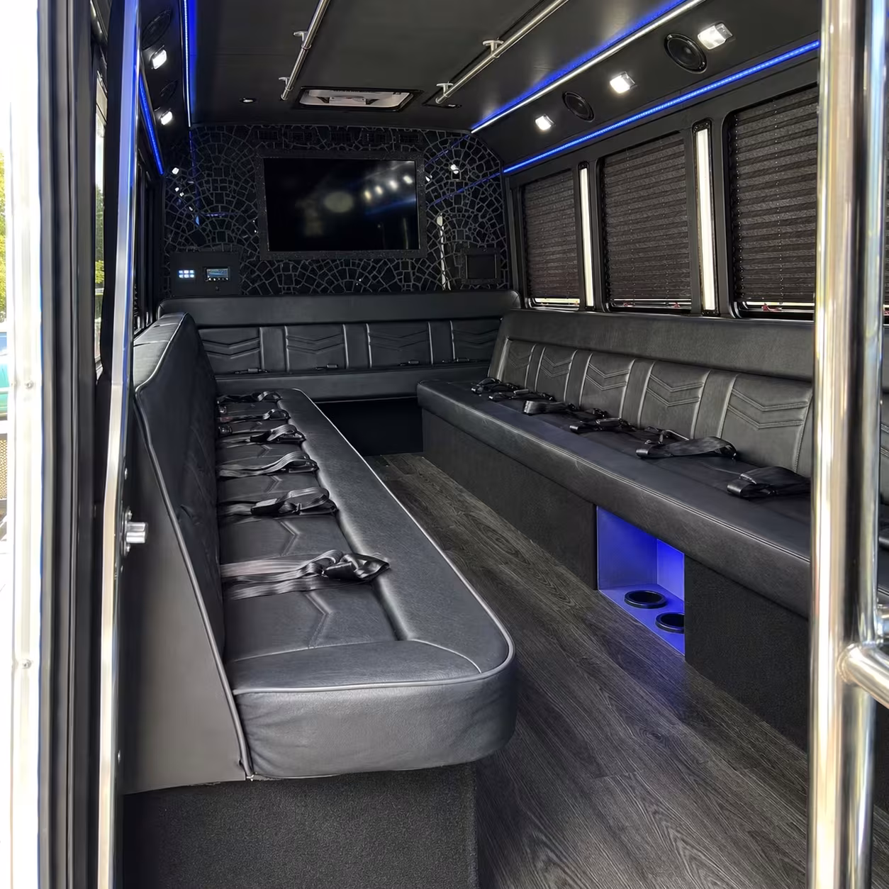 raleigh party bus transportation to lenovo center concerts